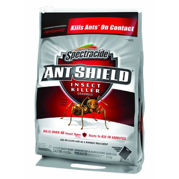 Spectracide Ant Shield Insect Killer Granules 3 Pounds, Convenient Shaker Bag, 4 Pack