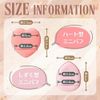 Makeup Puff MSW2656 Mini Makeup Large Capacity Drop Heart Finger Puff Water Individually Packaged (20)