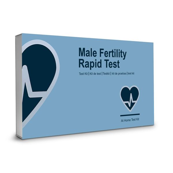 Male Fertility Test Sperm Check Test to Indicate Low to Normal Sperm Count Fertility Monitor Test for Men with Sperm Collection Cup (Pack of 1)