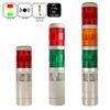 LUBAN Industrial 1-Layer Stack LED Warning Light with Buzzer for Safety, DC 12V
