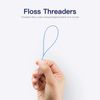 VINSULLA Floss Threaders for Braces, Bridges, and Implants 400 Count (Pack of 8)