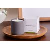Kimpton Hotel Candle - with Notes of Citrus, Green Tea, and Musk - Soy Blend Wax in Matte Concrete Grey Vessel (2 oz.)