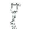 Seachoice Galvanized Anchor Lead Chain, 3/16 In. X 4 Ft.