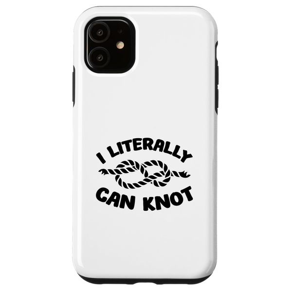 iPhone 11 Literally Can Knot Joke Word Game Case