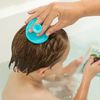 Nuby Scrubbies Silicone Bath Brush with Built-in Handle, 2 Count