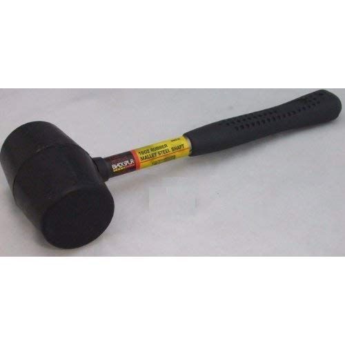 16oz Rubber Mallet with Steel Shaft