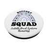 Rainbow IBS Support Squad Irritable Bowel Syndrome Awareness PopSockets Swappable PopGrip