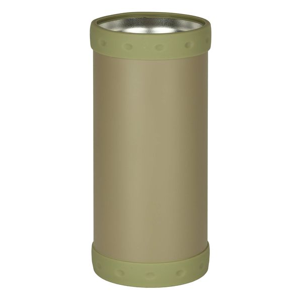 Pearl Metal D-5723 Vacuum Insulated Can Holder, Can Cooler, Can Cooler, Can Cooler, 2-Way Type, For 500 Cans, Outdoors, Khaki