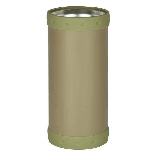 Pearl Metal D-5723 Vacuum Insulated Can Holder, Can Cooler, Can Cooler, Can Cooler, 2-Way Type, For 500 Cans, Outdoors, Khaki