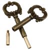 Lovelysp Lamp Socket Metal Key Switch Knobs with 1/2" Extensions Lamp Knob Replacement 2PCS