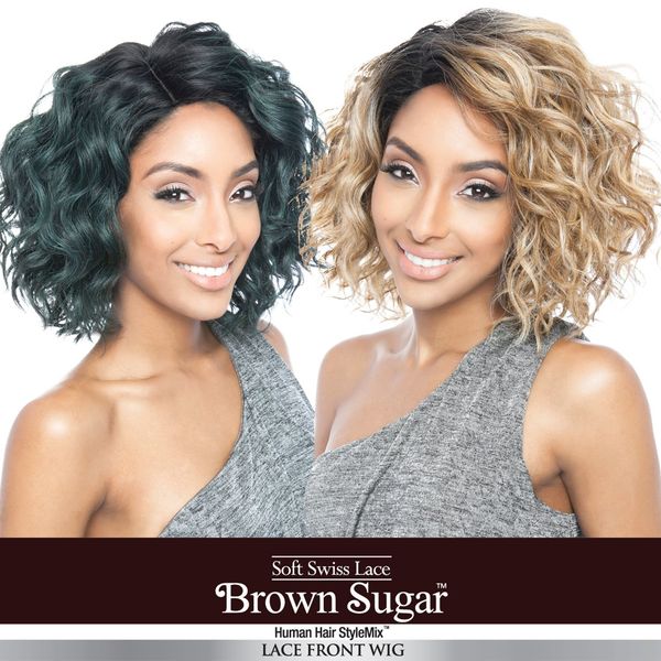 ISIS Human Hair Blend Wig Brown Sugar BS120 (SR2/HONEYASH)