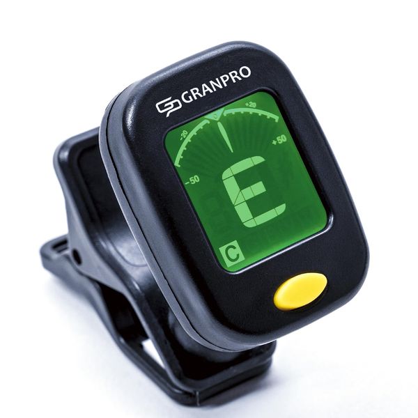 GRANPRO Guitar Tuner, Tuner, Compatible with Bass, Ukulele, Violin, Clip-on Tuner, Domestic Genuine Product, My Best Listing (Beetle)