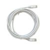 Cablix Cat 5E UTP Patch Cord with Boot, 10ft, White, 5-Pack – Reliable Ethernet Cable for Fast Networking & Internet Connections