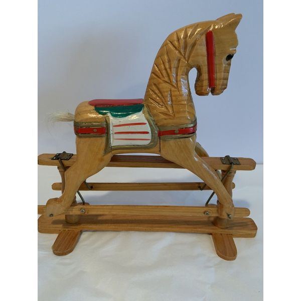 8" Wood Rocking Horse