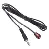 2Pcs IR Infrared Emitter Extension Cable 11.5ft Long 1.5mm Jack Single Red Head