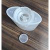 DIY Deodorant Containers Empty Deodorant Container - 75g (2.5 oz) Bottom-Fill, Oval, Removable Inner-Cap (4-Pack)