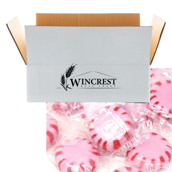 Cinnamon Starlight Mints - Wrapped Hard Candy - 5 Lb Case - Free Shipping!