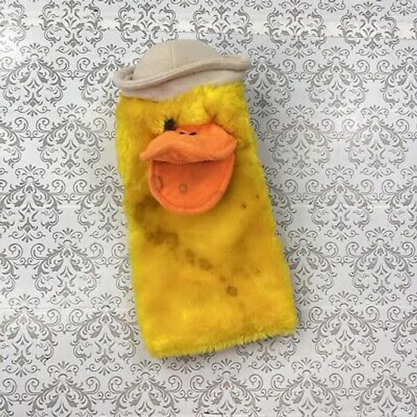 Dakin & Co 1980 Hand Puppet Yellow Sailor Duck Vintage Toy