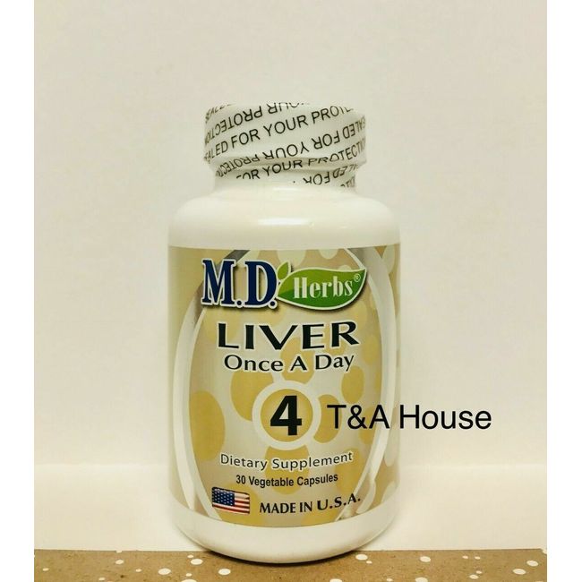 MD Herbs #4 (Nam Loc) Liver Once A Day - 30 Capsules - Made In USA