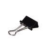 80 Pcs Office Mini Metal Paper Binder Clips Foldback Clips 19mm Black