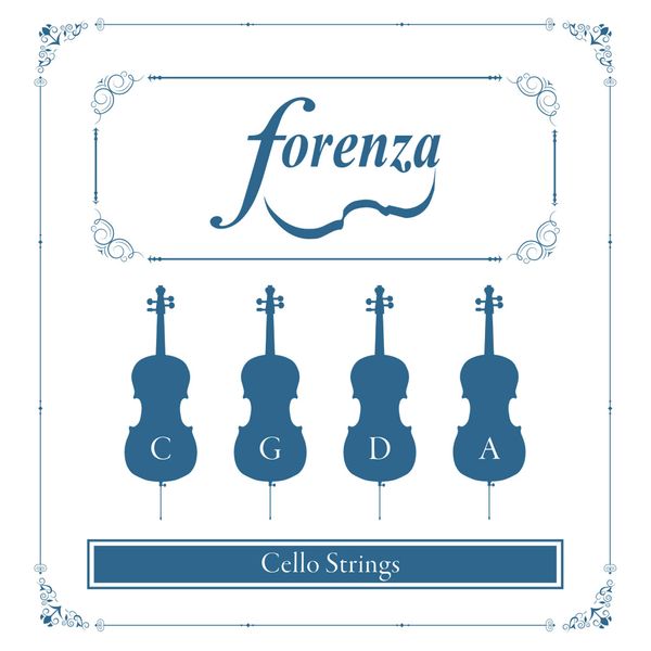 Forenza FA15COE Cello Strings for 1/2 and 1/4 Size