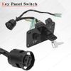 NEW Outboard Single Engine Key Switch Assembly Panel Fits Yamaha 704-82570-12-00