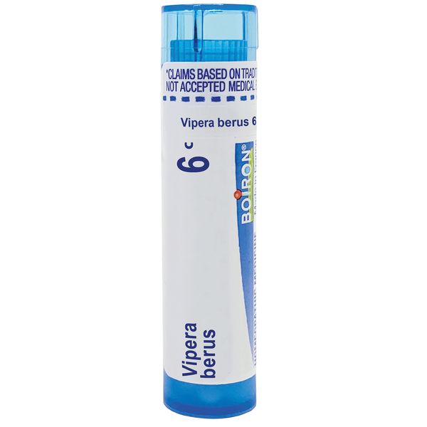 Boiron Vipera Berus 6C for Painful Legs Improved by Elevation - 80 Pellets