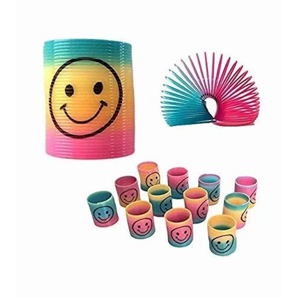6pc Schools Out Magic Spring Slinky Rainbow Toy