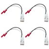 Upgrade Version 4X Front Rear Door Speaker Wire Harness Connector Plug for 2017-2020 Chrysler Pacifica
