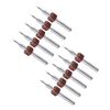 CoCud Micro PCB Drills 0.1mm Advanced Tungsten Carbide PCB Bits for CNC Boring Engraving Machine 1 Set (10 pcs)