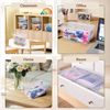 Clear Plastic Storage Bins with Lids,Stackable Containers for Classroom,Toy Stor