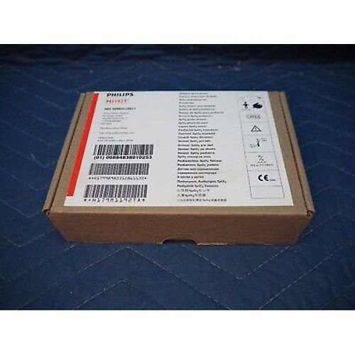 Philips M1192T Reusable SpO2 Pediatric Finger Sensor 9-pin D-Sub Connector   NEW