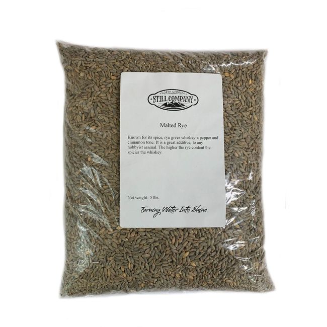 Malted Rye for Moonshine Whiskey by North Georgia Still Company (10 lbs.)