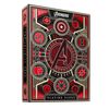 avengers infinity saga red playing cards