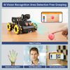 Hiwonder Raspberry Pi 5 AI Vision Robot Car Kit Mecanum Wheels Robot, 2DOF HD Camera Python Progamming Open Source DIY Robot Kit for Teens（Without Raspberry Pi 5 Board）
