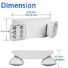 LED Emergency Light Adjustable Dual Head Lamp w/90-Minute Battery Backup