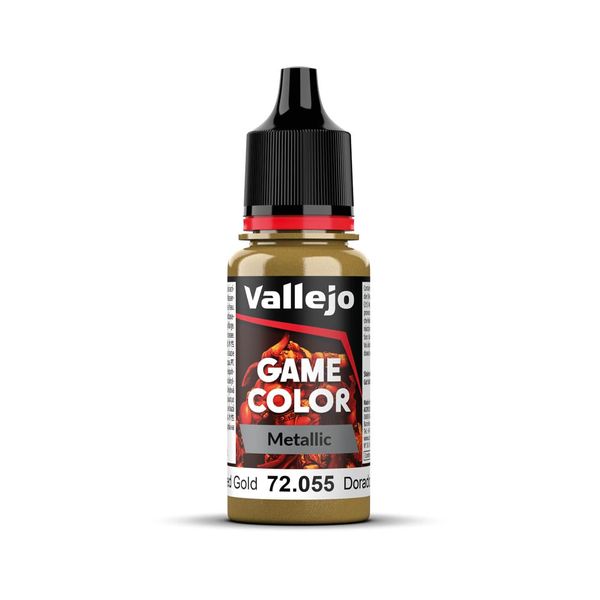 Vallejo Game Farbe, 17-ml-Acrylfarbe Goldfarben, poliert