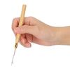 Hair Extension Tools, 10Pcs Hook Needle Wooden Hair Extension Tool Needle Wig Tools,Threader For Hair Extensions Wire Pulling Hook Tool