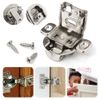 30 PCS Soft-Closing Compact 1-1/4" Overlay 105 Hinge Kitchen Cabinet Hardware