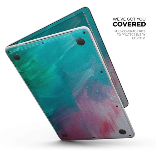 DesignSkinz Pastel Marble Surface Full-Body Wrap Scratch Resistant Decal Skin-Kit Compatible with MacBook 16" Pro M1/M2 (A2485/A2780)