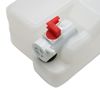 Universal UTV 12V Windshield Washer Pump Bottle Tank Wiper System Reservoir Kit