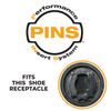 Softspikes Pulsar Golf Cleats Pins - 20 Count Clamshell, Black