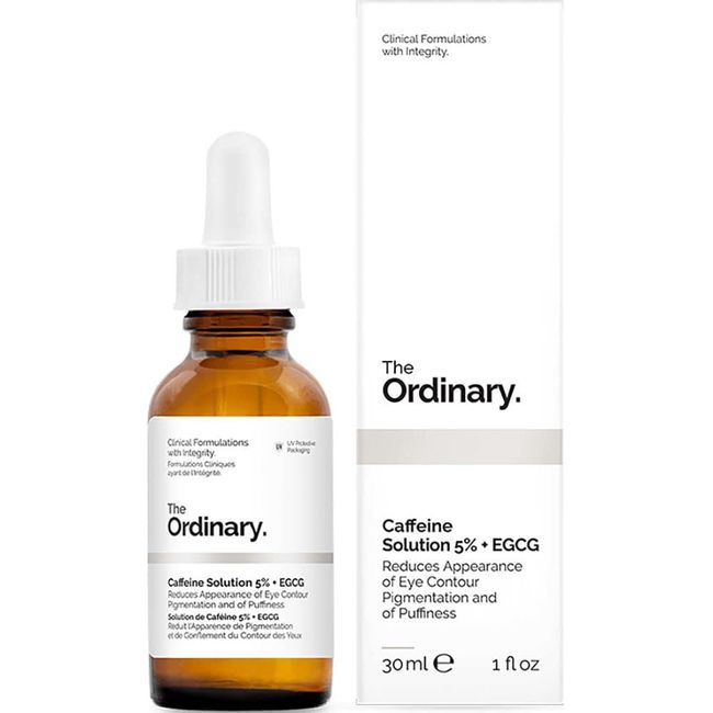 The Ordinary ORIGINAL Caffeine Solution 5% + EGCG | 30 ml. | Lösung für Augenringe und geschwollene Augen