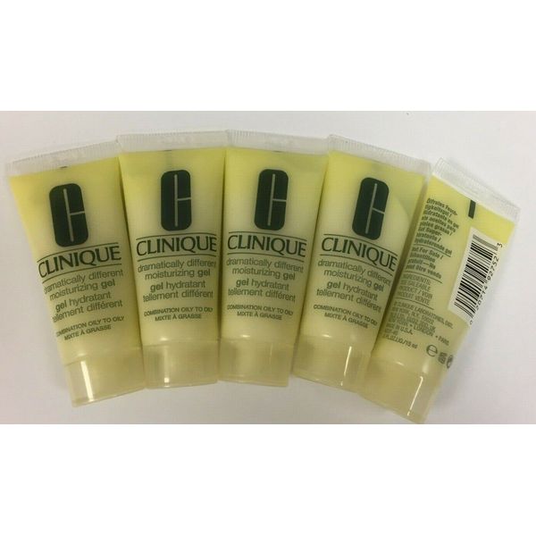 Lot of 5 Clinique Dramatically Different Moisturizing Gel Oily Skin 15ml/.5 #3/4