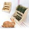 Rabbit Bait Container Timothy Grass Container Pellet Container Wood Wood Grass Feeder