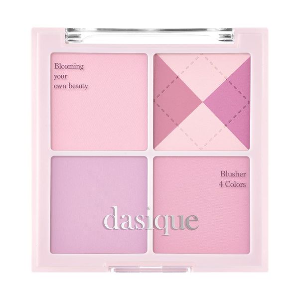 "Official" Daisy Blending Mood Cheek Blending Mood Cheek / Blusher Palette / 4 Color Blusher / Yeve/Brevet / Warm Tone & Cool Tone / Cheek Palette (05 Violet Knit)