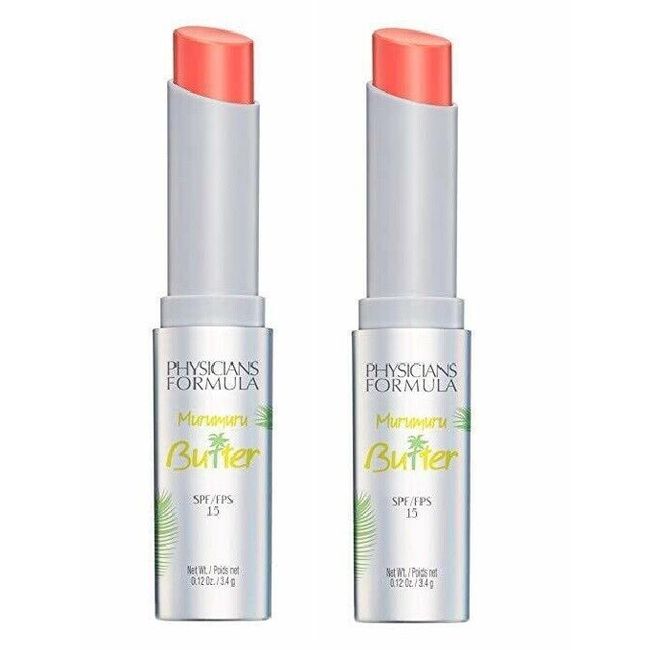 2 Pack- Physicians Formula Murumuru Butter Lip Cream- Guava Mama