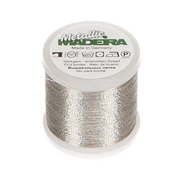 Madeira Thread, metal, Silver, 200 m