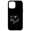 iPhone 13 Pro Max Black Cat Yellow Eyes Smartphone Case