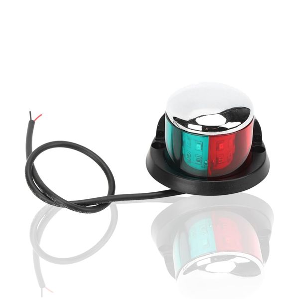 HERCHR LED Navigationslichter Für Boote, Rote Und Grüne LED Für Boot Pontoon, 12v Marine LED Boot Navigationslichter, Wasserdichte Marine Navigationslampe